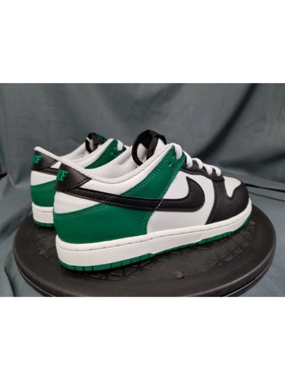Nike Dunk Low RP (PS) Sneakers White/Black/Green Kids Size 3Y BRAND NEW NO BOX!